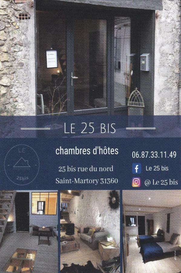 לינה וארוחת בוקר Saint-Martory Le 25Bis מראה חיצוני תמונה